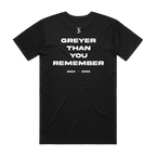 Greyer Than You Remember Anniversary Tee - Black image 2
