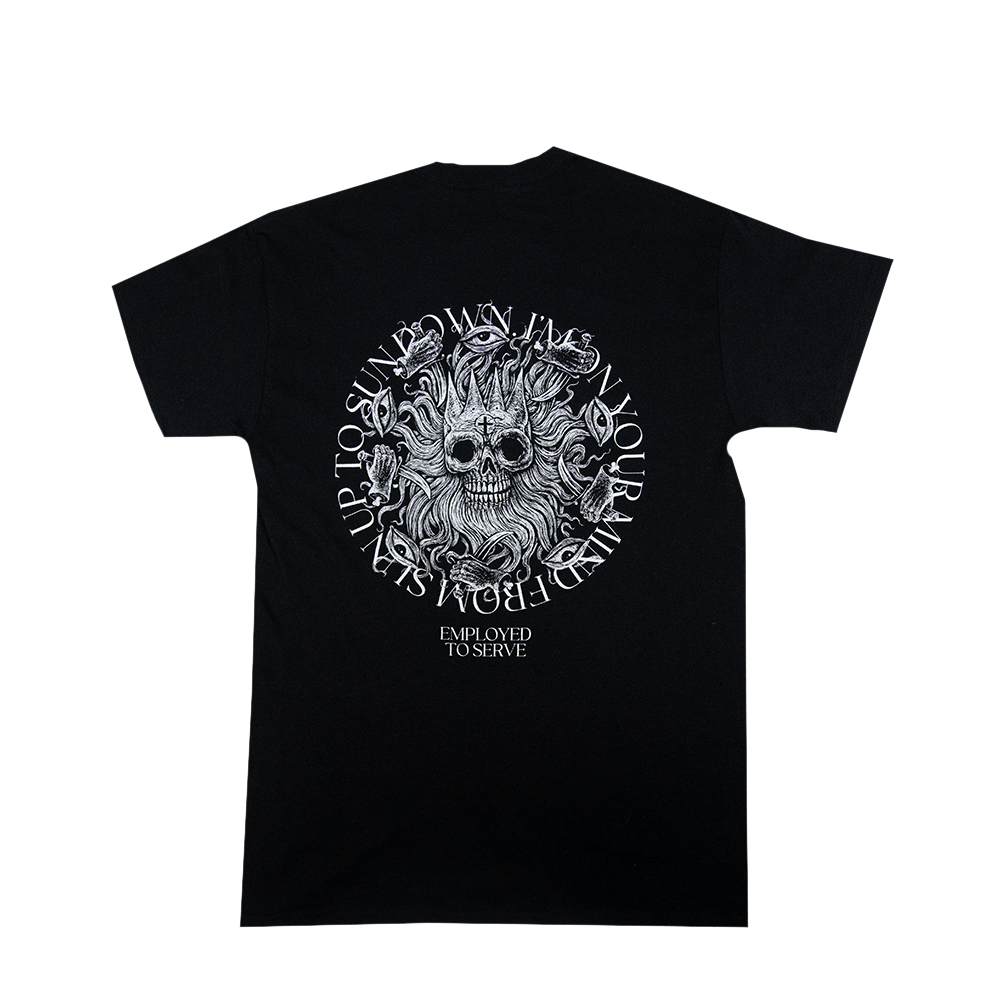 Sun Up To Sun Down Tee - Black (Stocked) image 2