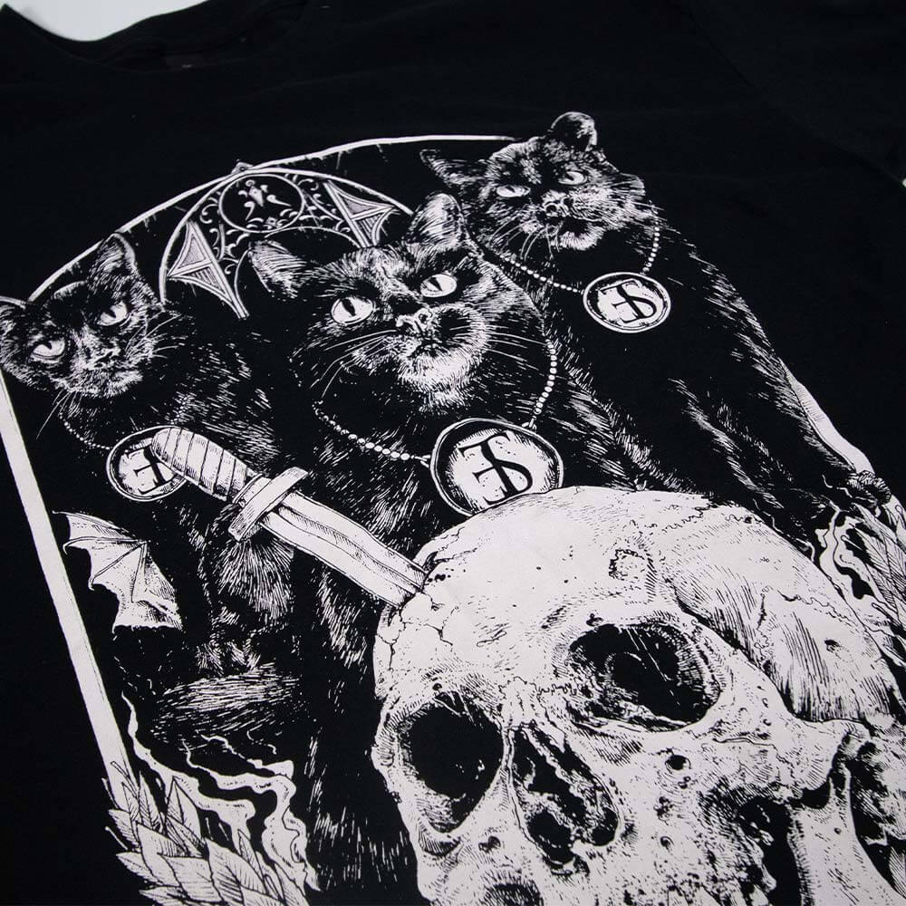 Cat Tee - Black (Stocked) image 1