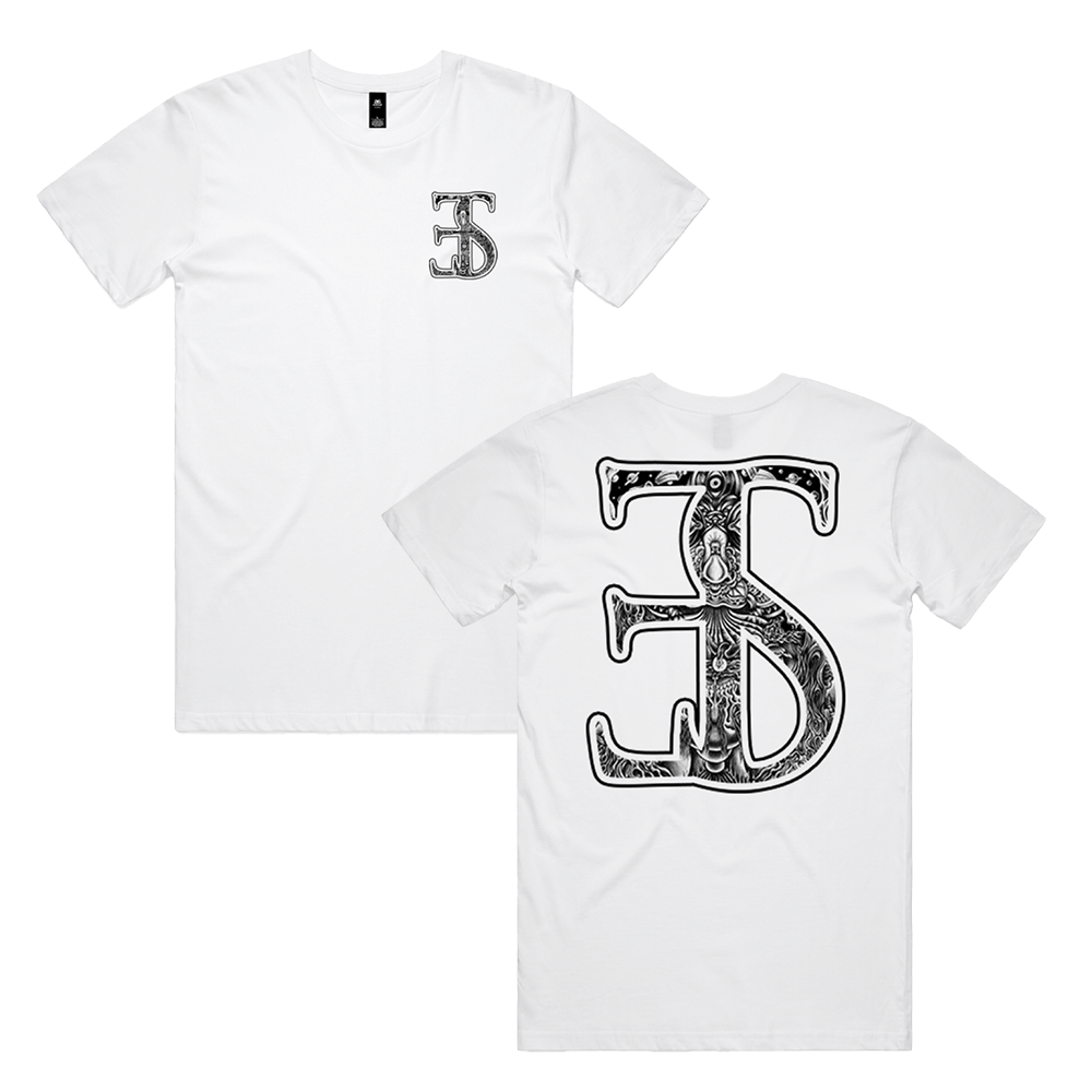 Greyer Than You Remember Emblem Tee - White image 0