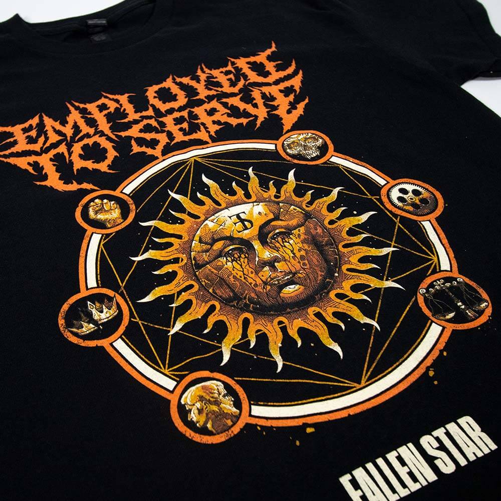 Fallen Star Album Tee - Black (Stocked) image 2