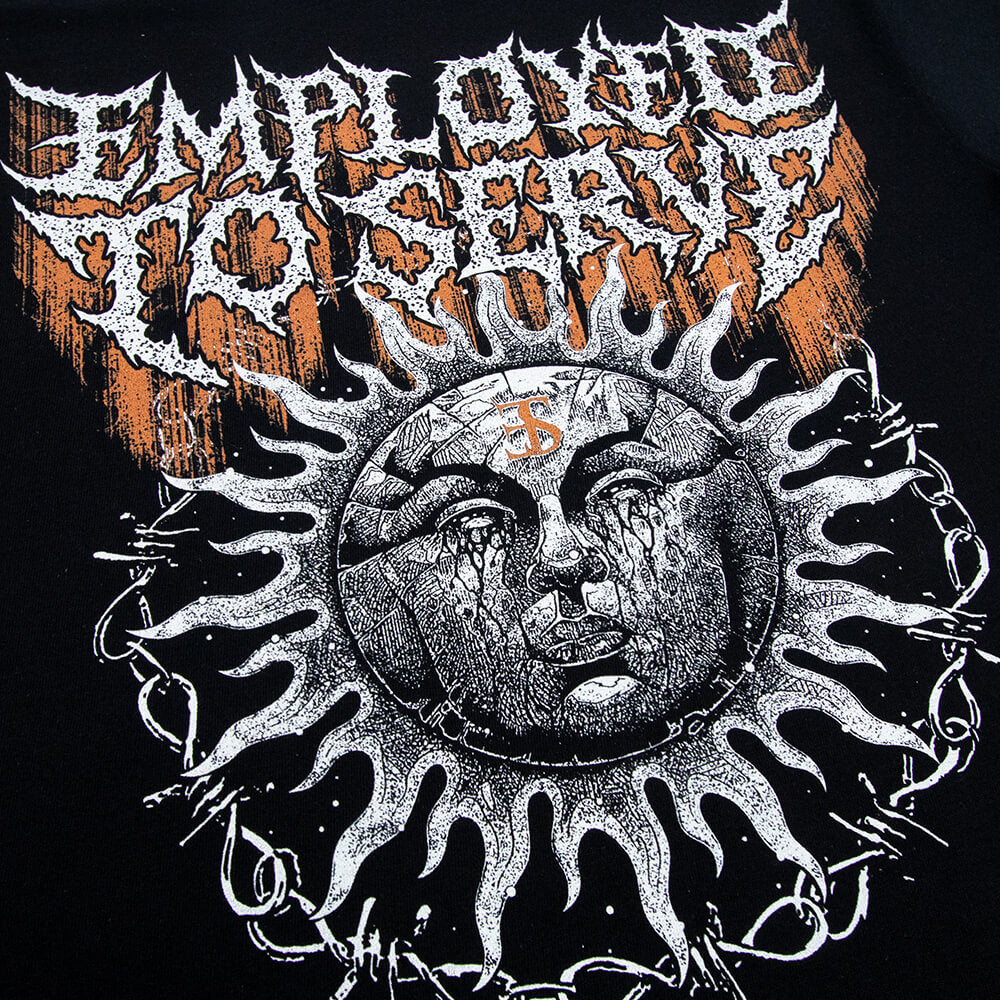 Barbed Wire Sun Tee - Black (Stocked) image 2