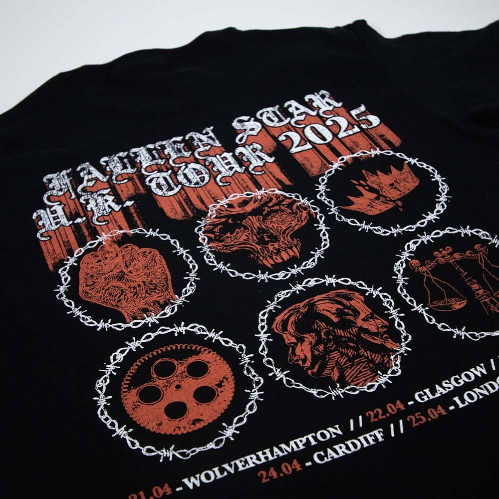 Fallen Star Tour Tee - Black image 4