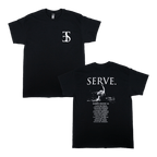 Serve UK/EU 23 Tour Tee - Black image 0