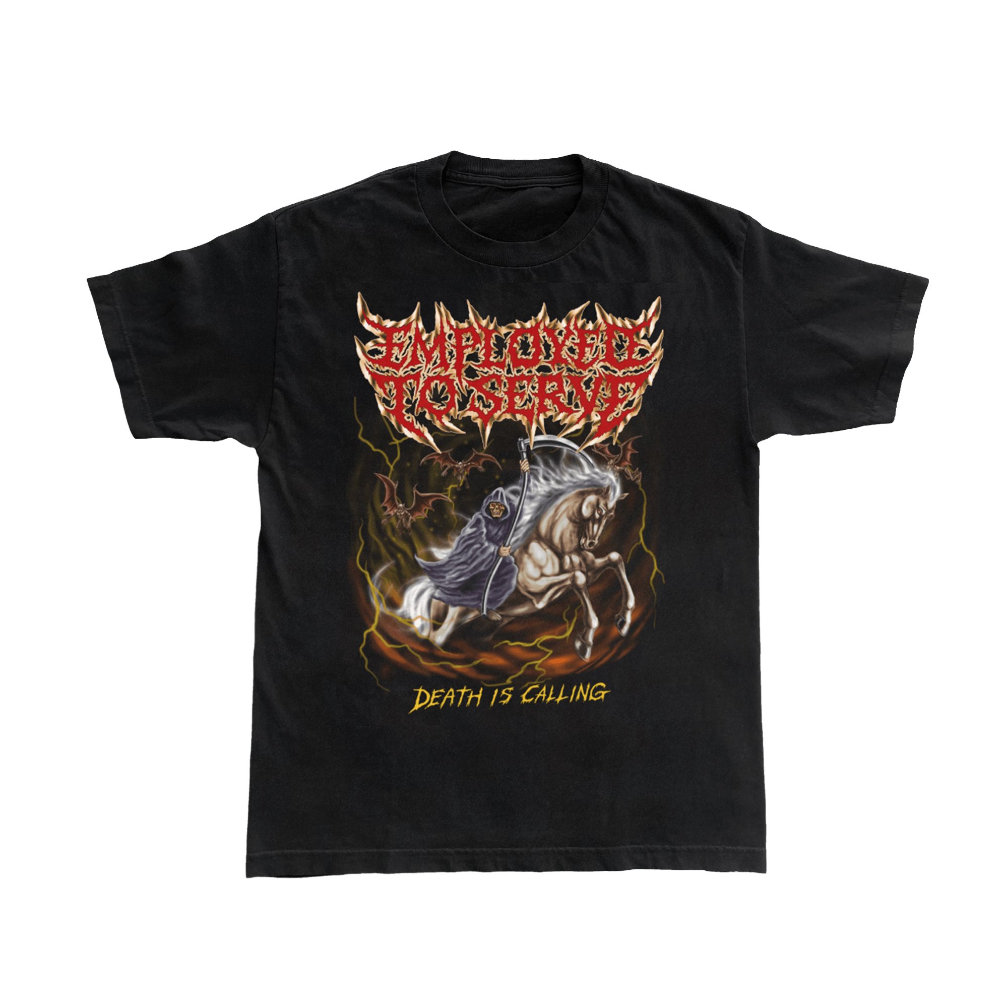 Death Is Calling Tee - Black