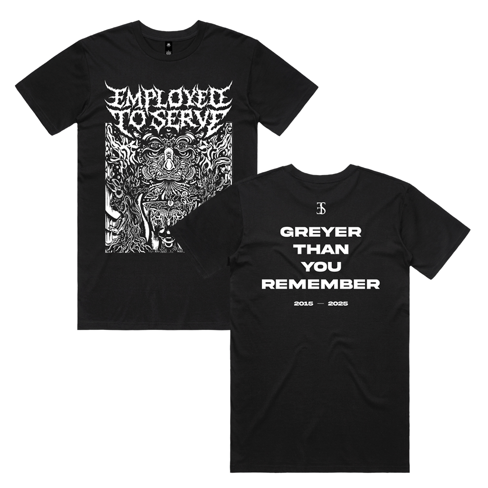 Greyer Than You Remember Anniversary Tee - Black image 0