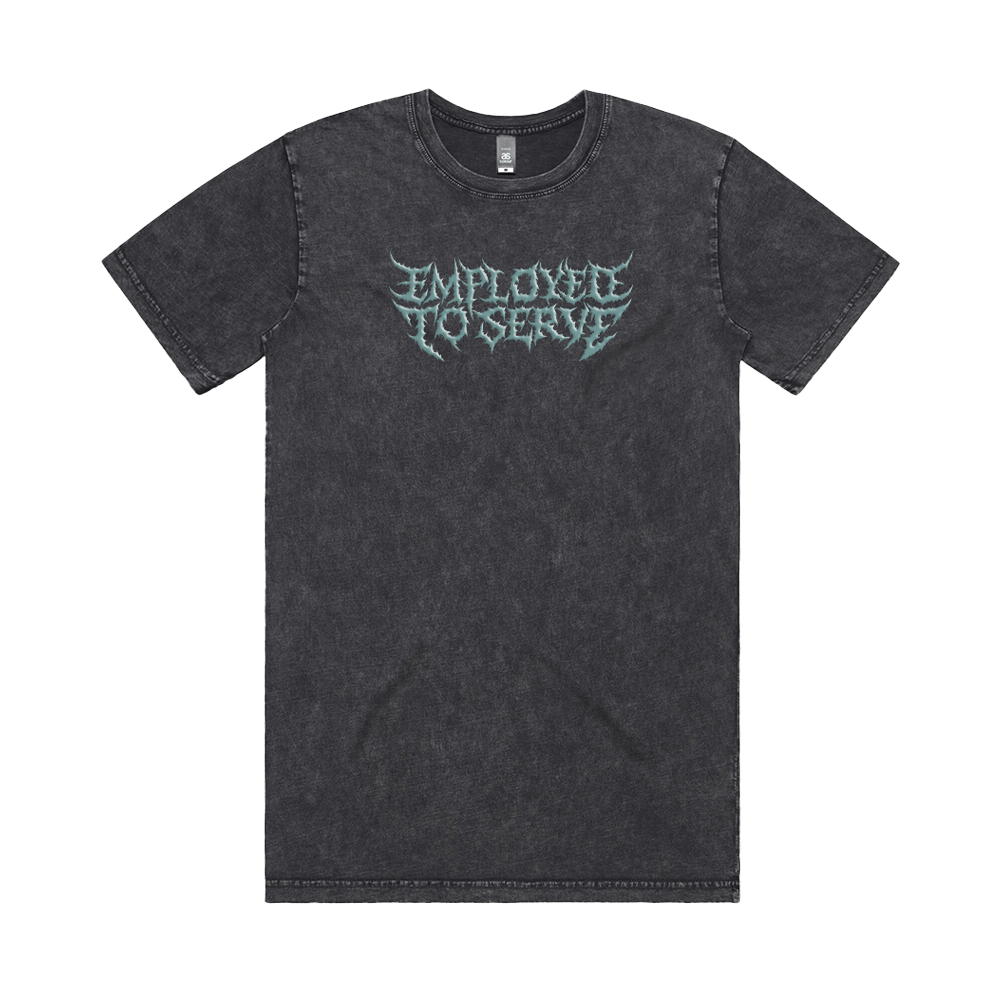 Embroidered Logo Stone Wash Tee image 0