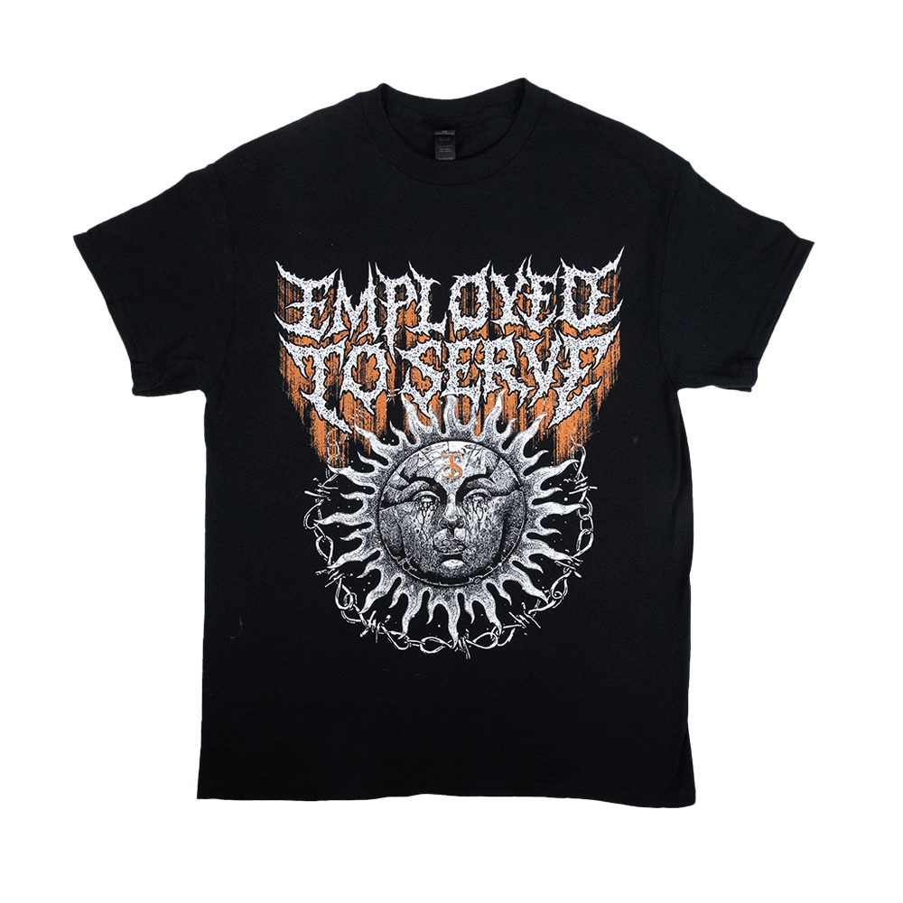 Barbed Wire Sun Tee - Black (Stocked) image 1