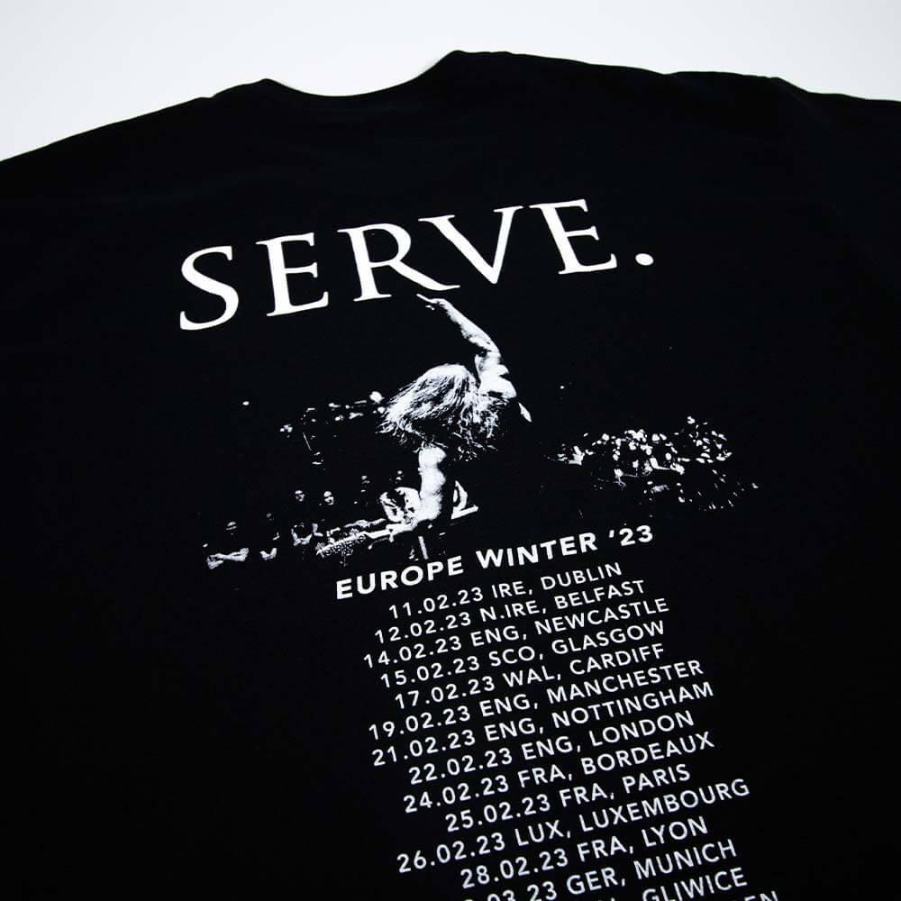 Serve UK/EU 23 Tour Tee - Black image 4
