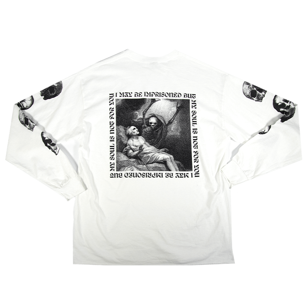 Imprisoned Longsleeve - White (Stocked) image 3